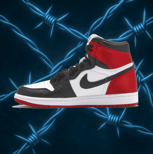 Jordan 1 "Satin Black Toe"