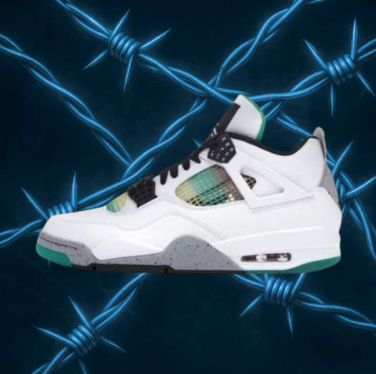 Jordan 4 "Lucid Green Rasta"