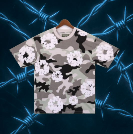 Denim Tears T-Shirt "Gray Camo"